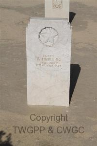 Kantara War Memorial Cemetery - Zimbering, U